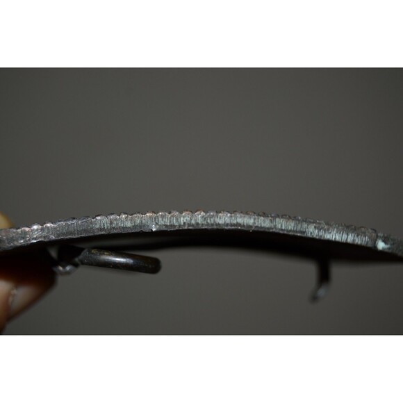 Vintage 1970s Supercharged Cord 812 Brass Tone Belt Buckle Cord OWNERS CLUB Rare - Picture 3 of 5